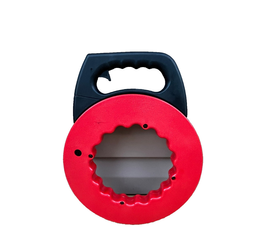Fish Tape Wire Cable Line Puller 100ft 1/16in Metal High Plastic Case
