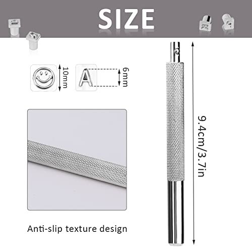 71 PCS Leather Stamping Tool Set - 68 Letters, Numbers & Patterns, 2 Punch Tools