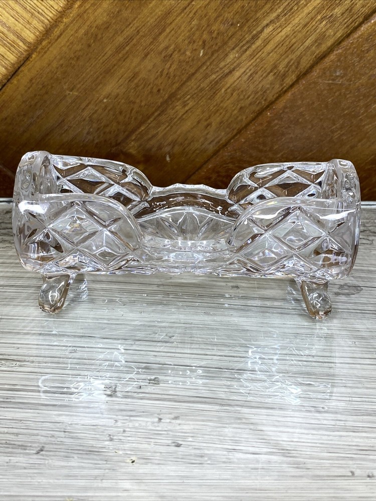 Vintage Crystal Toothpick Holder