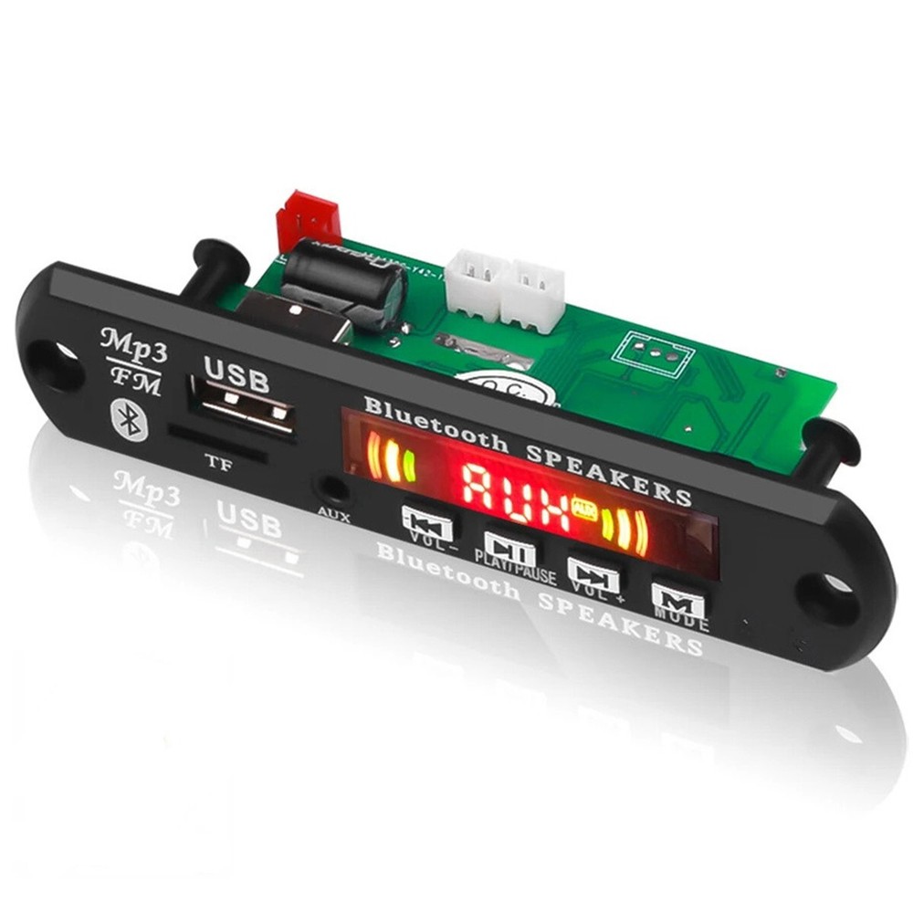 2x25W Amplifier Decoder Board Bluetooth 5.0 Car MP3 Player USB U Disk Recording