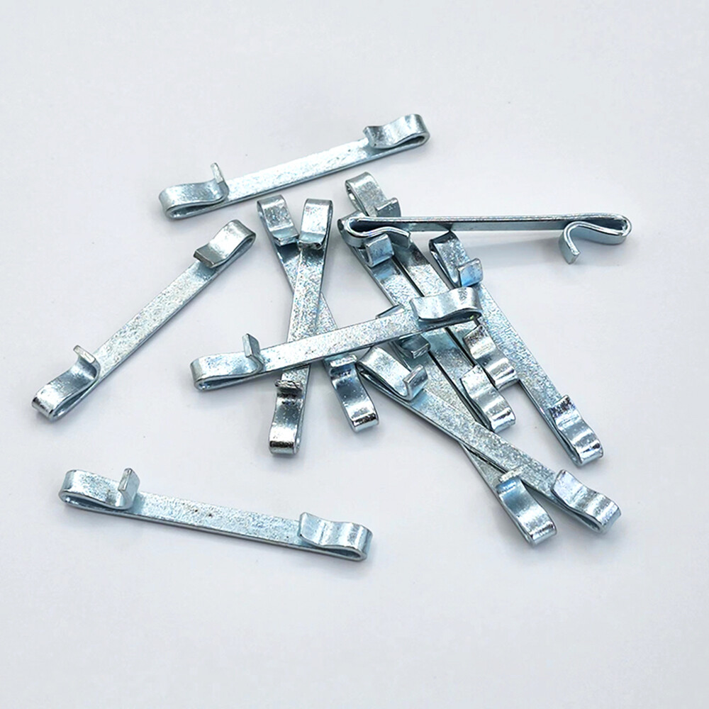 12 Pieces Early 2'' Double Loop Style Tool Box Drawer Slide Spring Keeper Clip