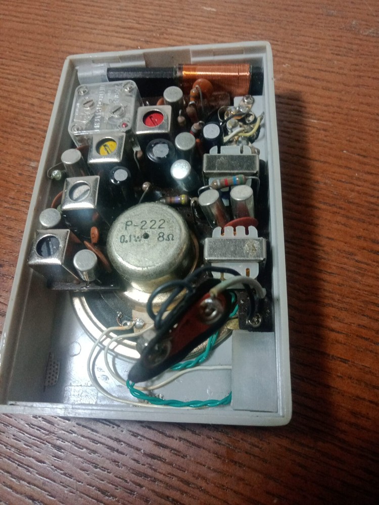 Monacor Transistor Radio Model Re-808 & Case Working