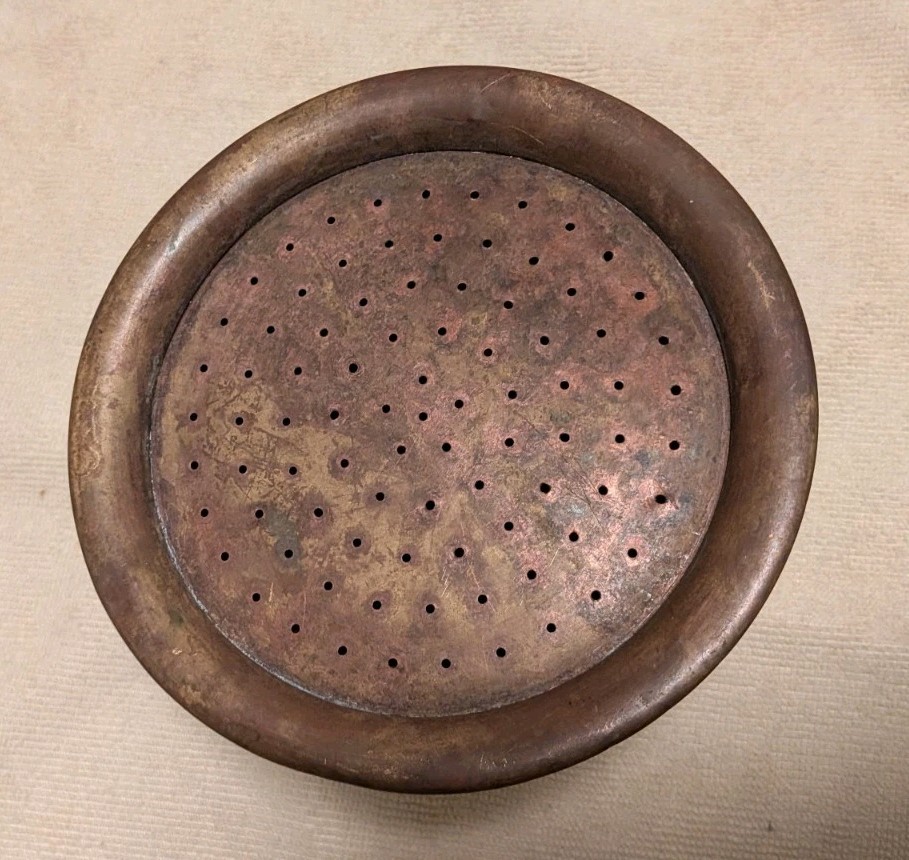 Antique Brass Shower Head 5.375"
