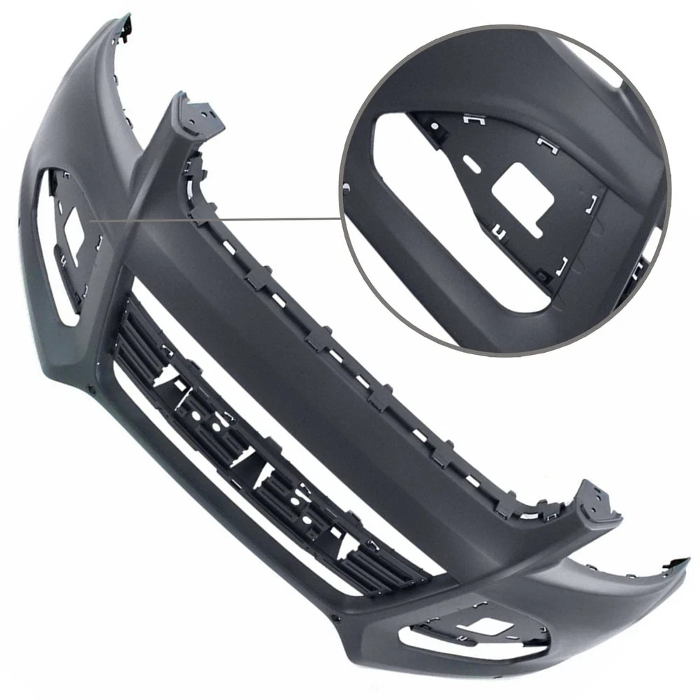 Primered Front Bumper Cover Replacement for Escape 2013-2016 Without Sensor Hole