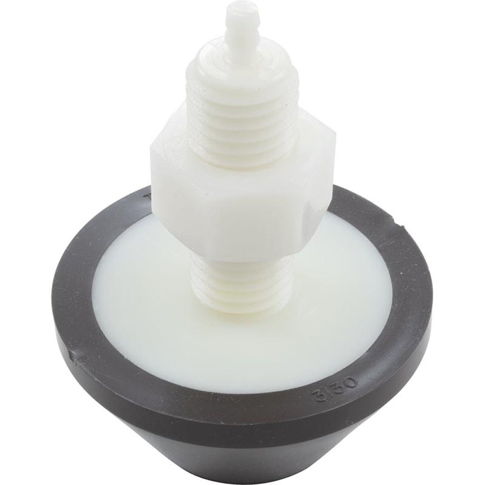 Air Button, Tecmark, Raised Cone, 7/8"hs, 2-3/4"fd, Brown