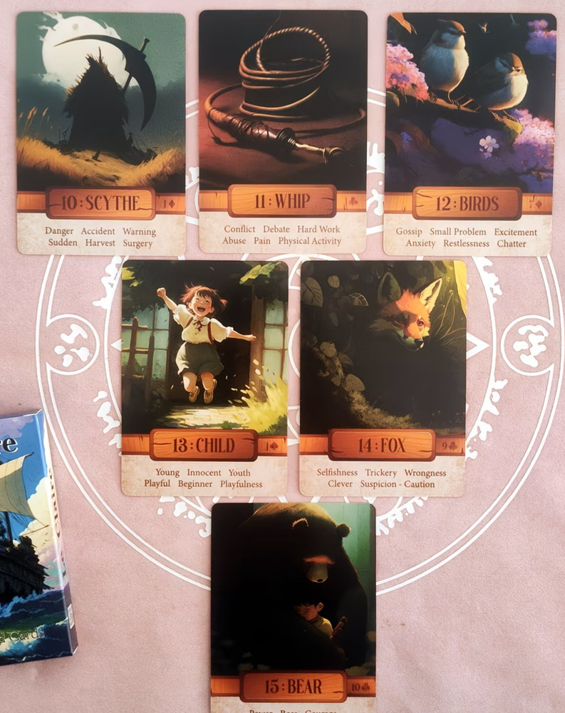 LeClaire Lenormand Deck Open Box