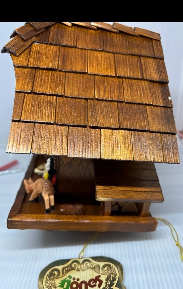 New Authentic Black Forest German Cuckoo Clock With Certificate Of Authenticity