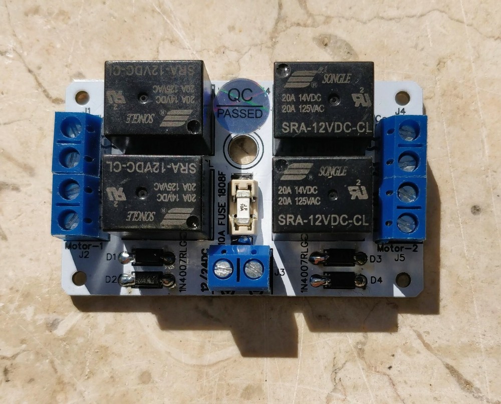 Dual Channel Relay Module Solar Panel Sun Tracking Control Board DIY 12V 24V 10A