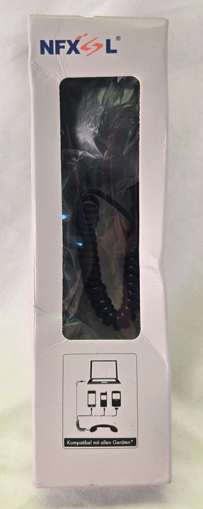 NFXSL Retro Phone Wired Handset USB-C Phone/Computer Handsets BLACK