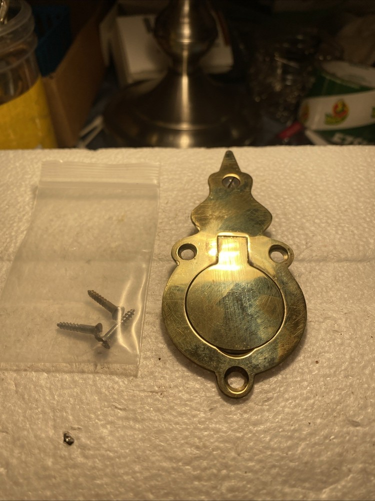 CVA Brass Patch Box W Screws Mountain Rifle Percussion Flintlock Muzzleloader