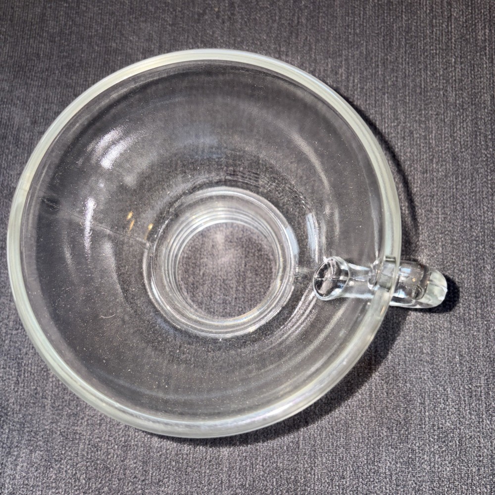 Vintage Glass Canning Funnel Finger Loop Handle Kitchen