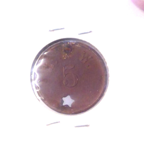 UNKNOWN TOKEN (Maverick) "L. & W. / 5" / (same)