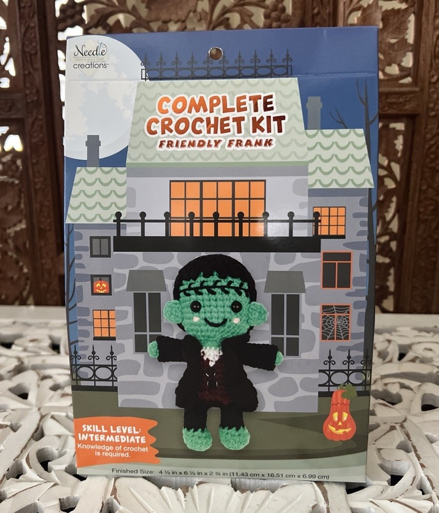 Frankenstein Complete Crochet Kit For Intermediate Crocheters Craft Activity NEW
