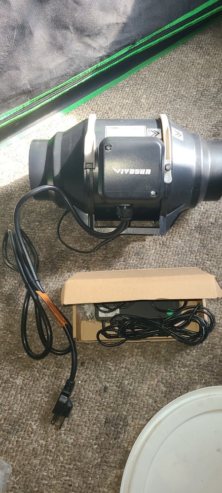 New Vivosun 4" Inline Fan With Smart Controller