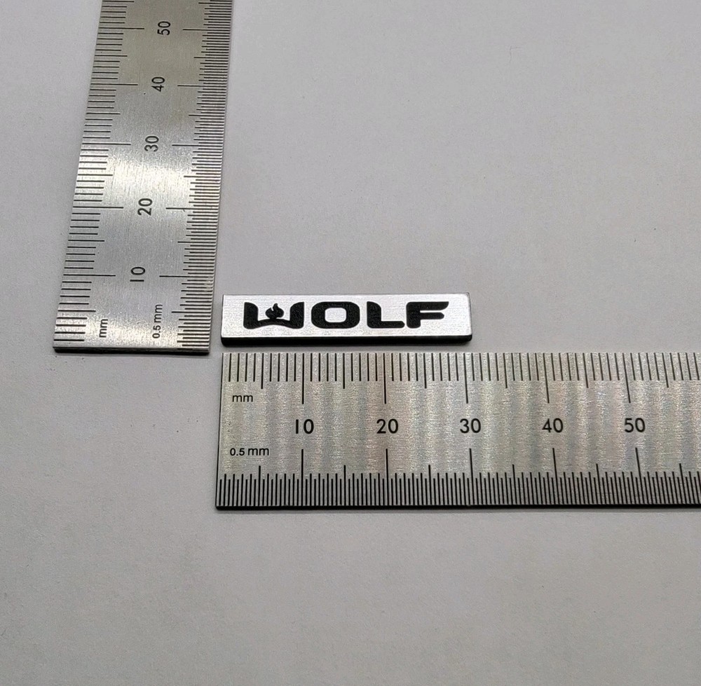 Wolf Custom Small Size Logo Emblem