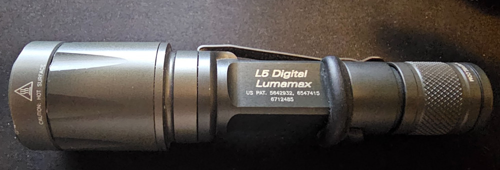 Surefire L5 Digital Lumamax LED Flashlight