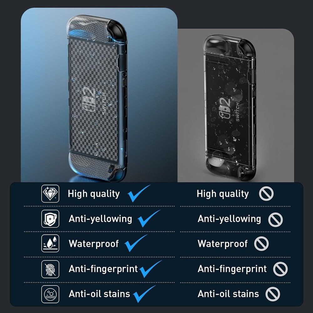 💯Switch 2 Case for Nintendo Switch 2(2025) Switch 2 TPU Protector Case Cover