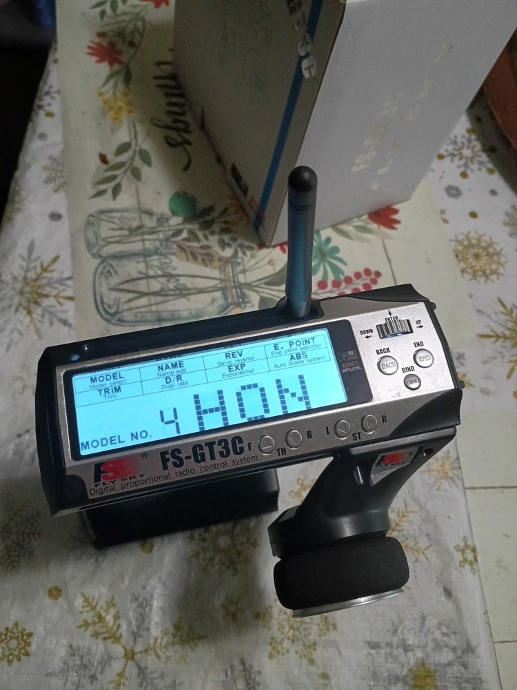 FlySky GT3C hacked 8 channels transmitter