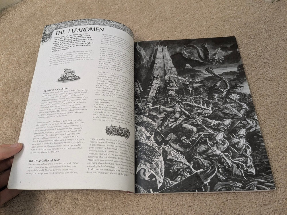 Warhammer Armies Lizardmen Paperback Book