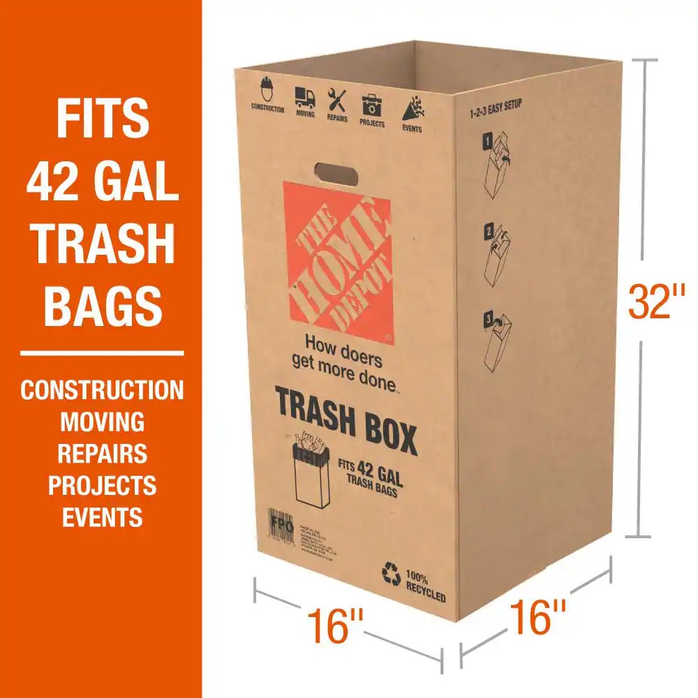 42 Gal. Disposable Trash Can