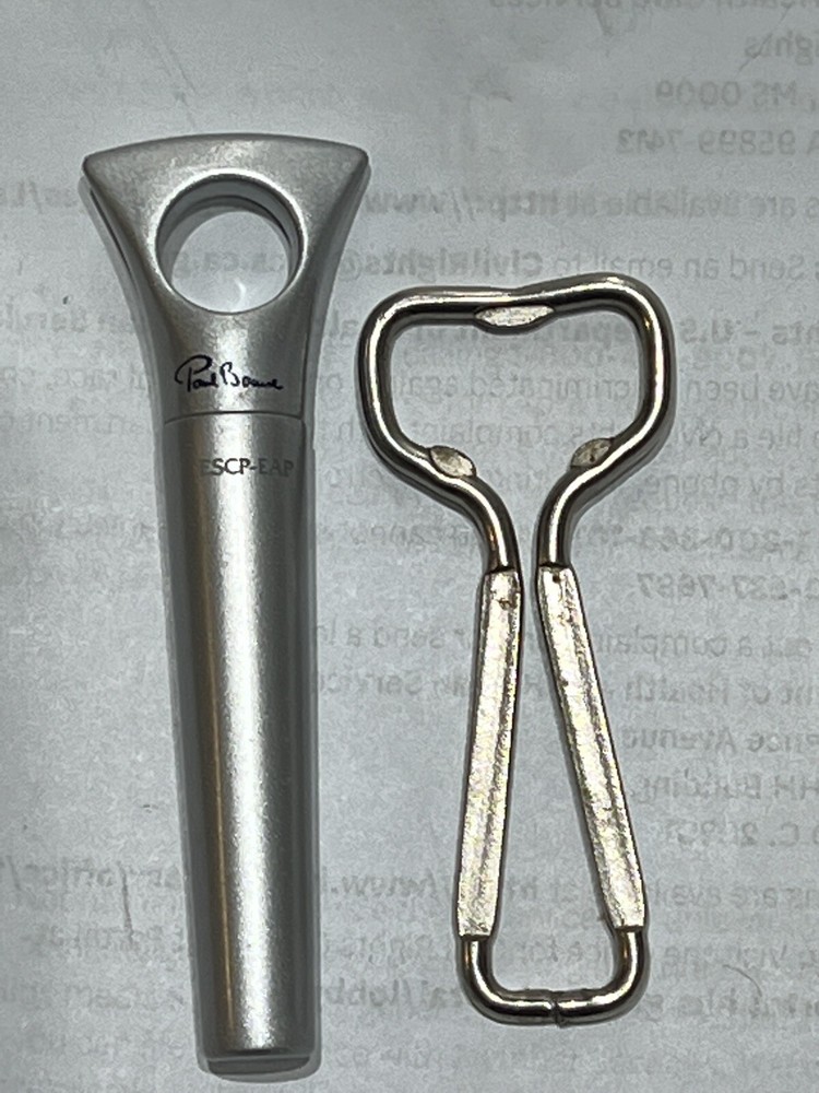 Vintage Corkscrew,,PAUL BOCUSE'' + Bottle Opener.