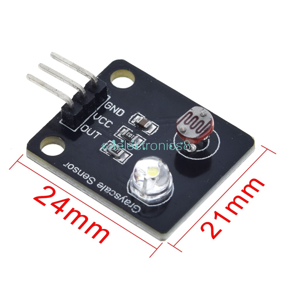 Photosensitive resistor Light Sensor Analog Grayscale Sensor For Arduino CA