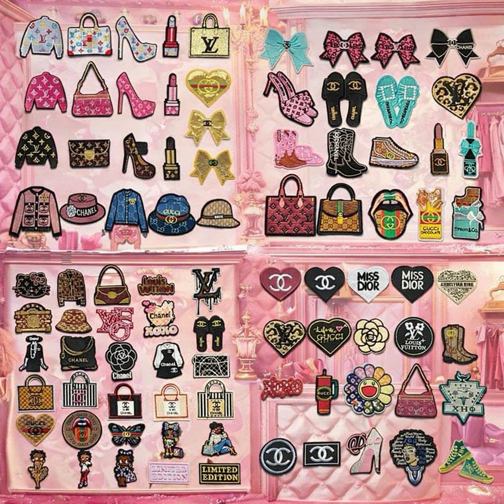 Iron-On Lux Patches 10 pk