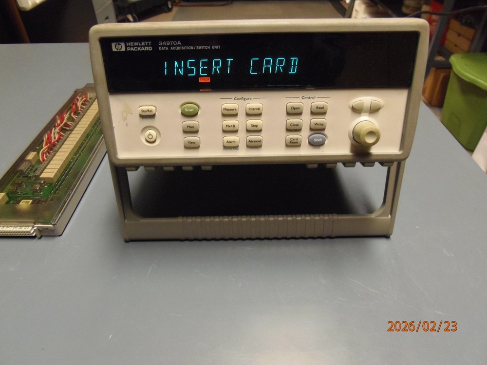 HP Hewlett Packard 34970A Data Acquisition Switch Unit