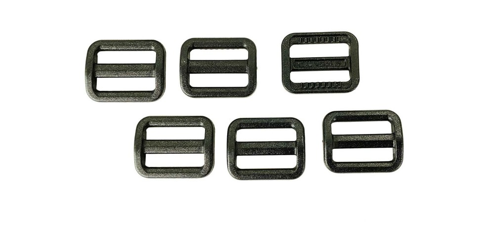 YKK Hardware Kit 3/4" - Lug Swivel Snap Hook, Tri‑Bar, Webbing Polypropylene