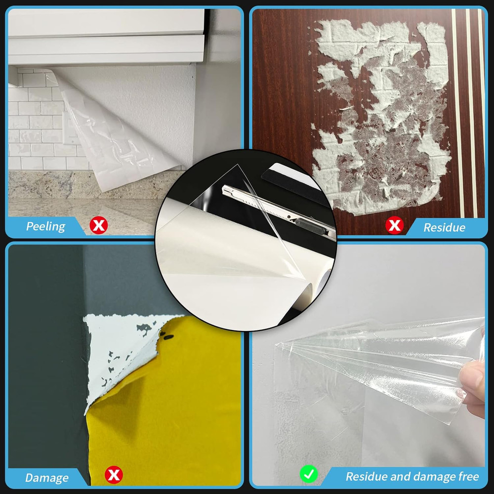 Adhesive Tile Setting Mat, Double-Sided Tape Sheet for Crafts, Arts, DIY Project