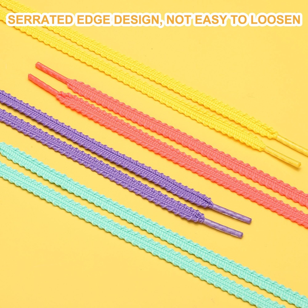 47" Flat Laces for Sneakers, Mint Green