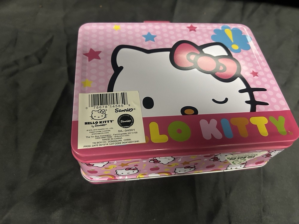 Hello Kitty “Exclamation “ Tin Box Sanrio 2014