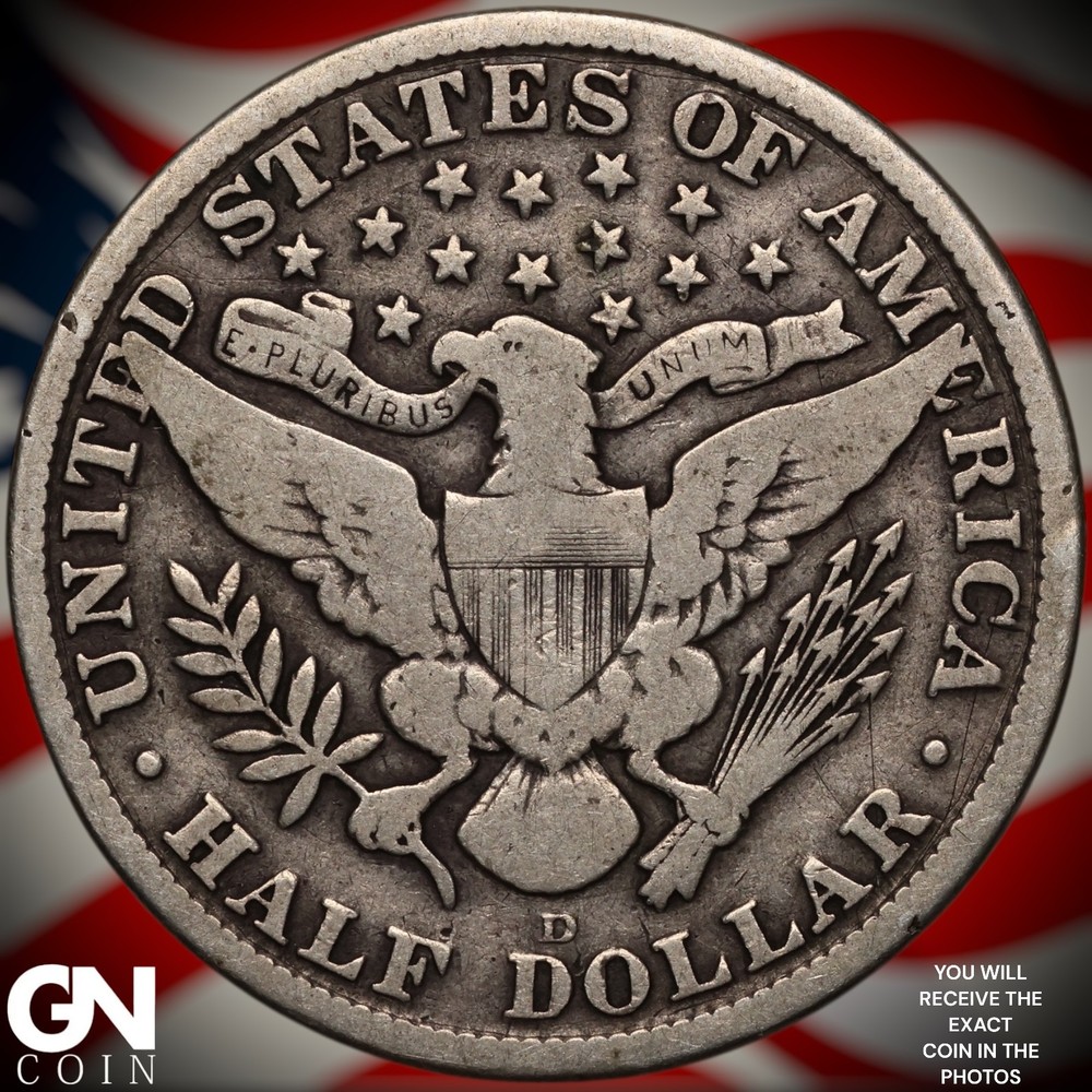 1915 D Barber Half Dollar A3150