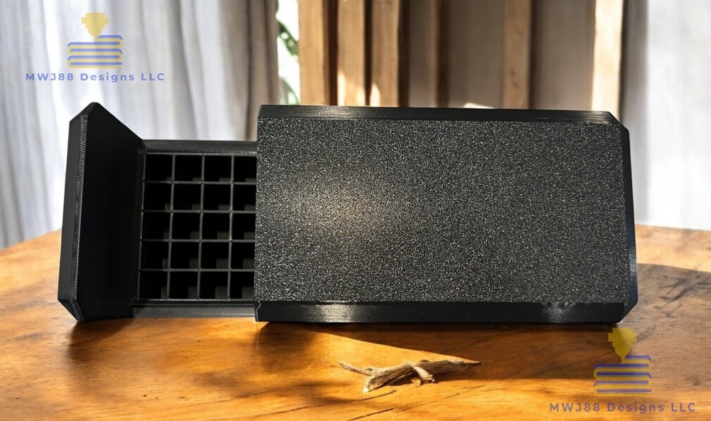 Sliding .300 PRC Ammo Storage Box Case - 50rd Round - Multiple Colors!