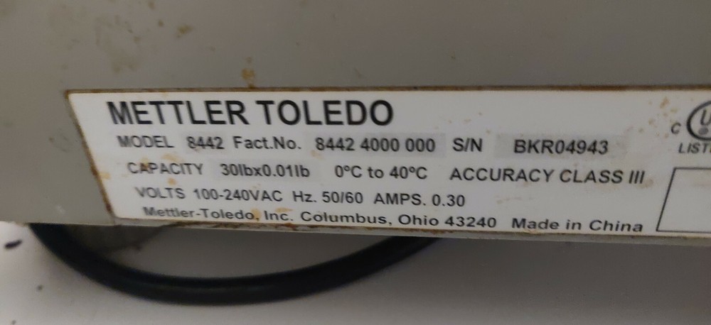 Mettler Toledo 8442 Scale Foot