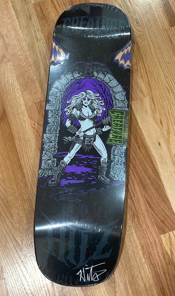 NEW 2024 SAM HITZ Signed Autographed CREATURE Battle Gate Pro Skateboard Deck