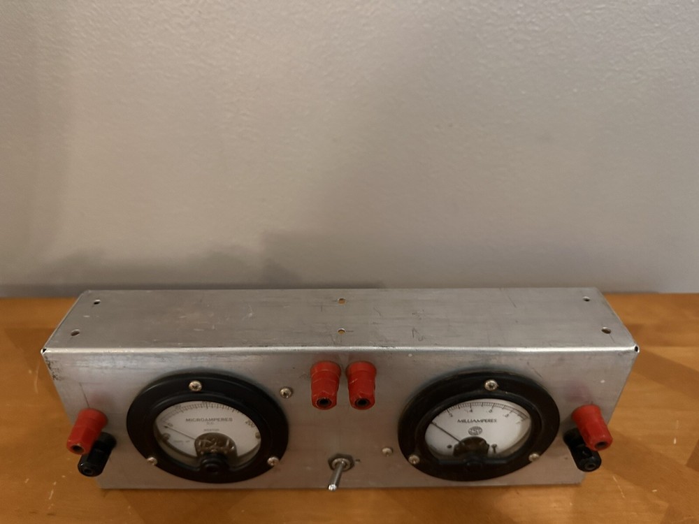 Weston MicroAmperes And Simpson Milliamperes Not Tested.