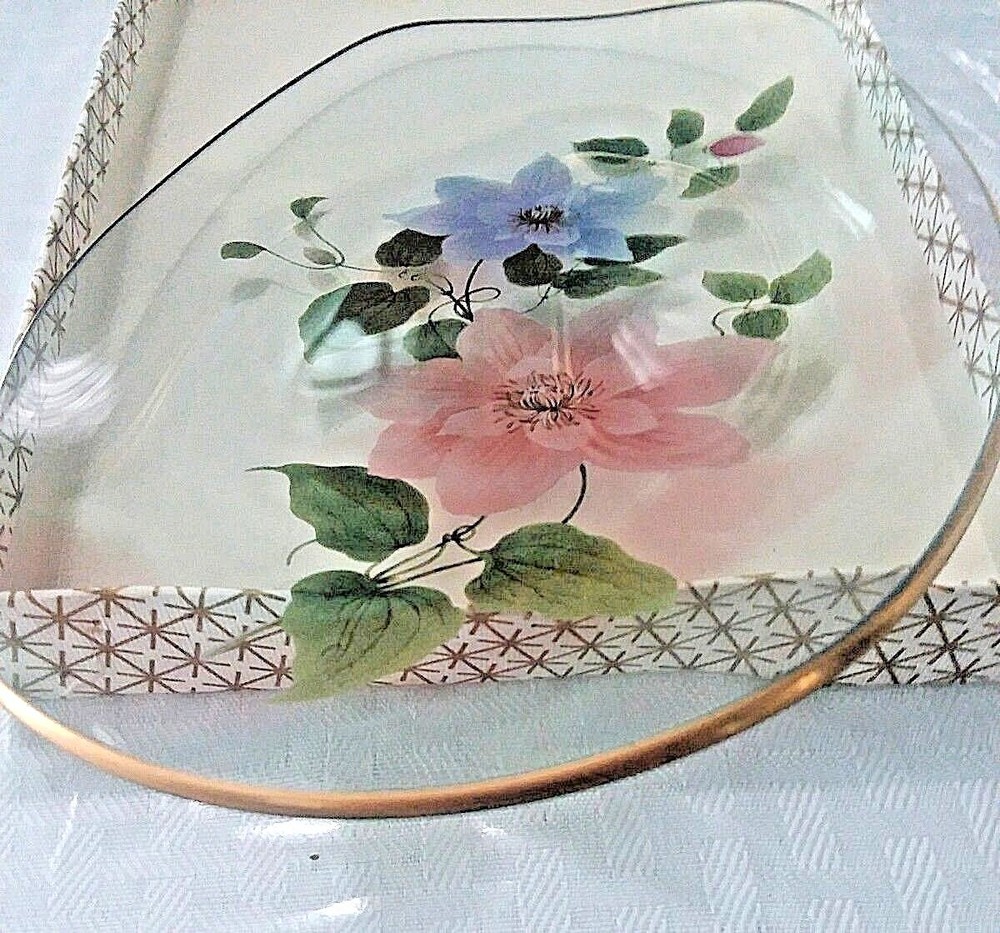 Vintage Glass Candy Dish