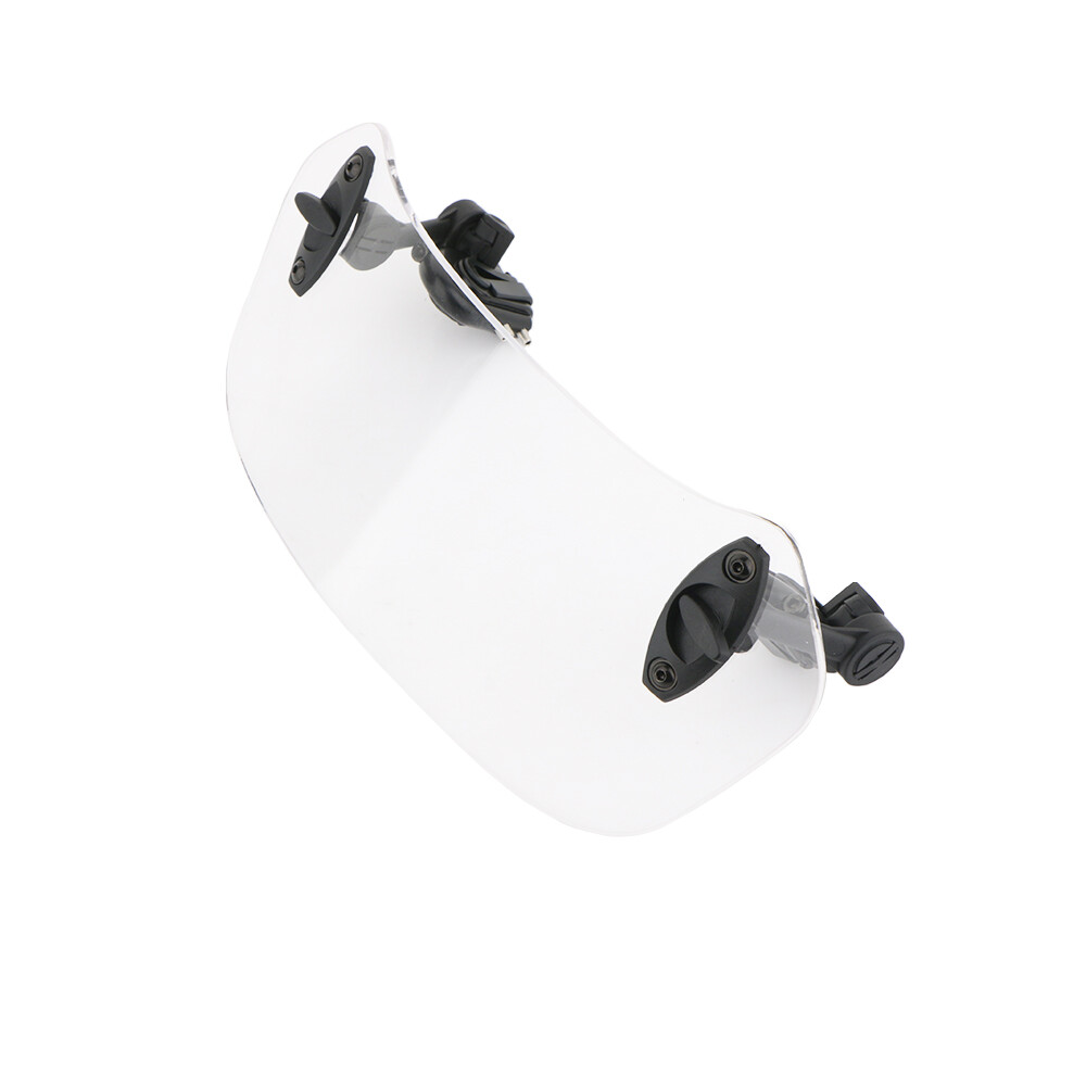 Motorcycle Universal Clip On Windshield Wind Screen Deflector Extension Spoiler
