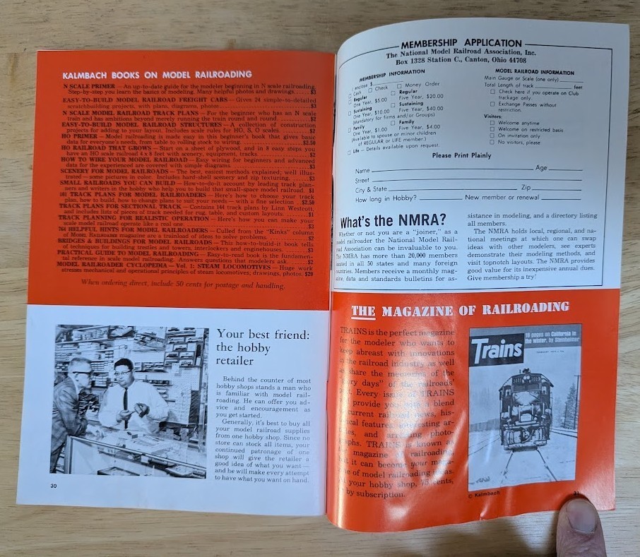 INTRODUCTION TO SCALE MODEL RAILROADING - Vintage 1974