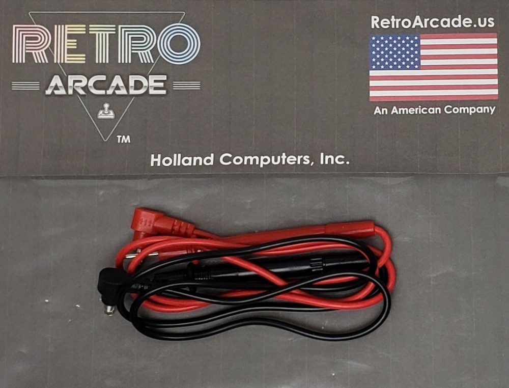 Digital Multimeter Replacement Probe Set, Red and Black Probes