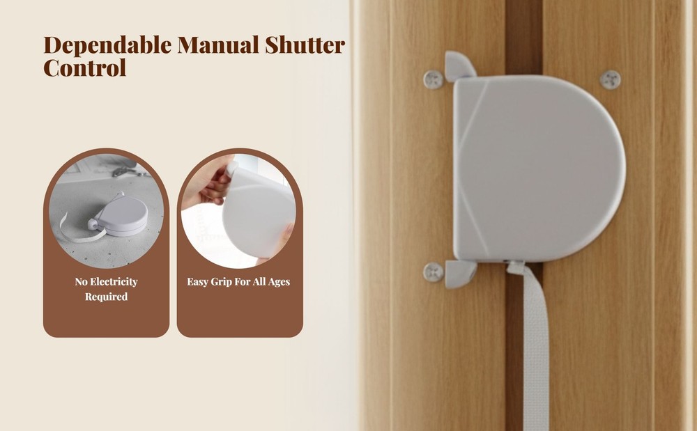 Twine Coil Take up, Roller Shutter Winder Box, Case Compact Window Wrap Holder,