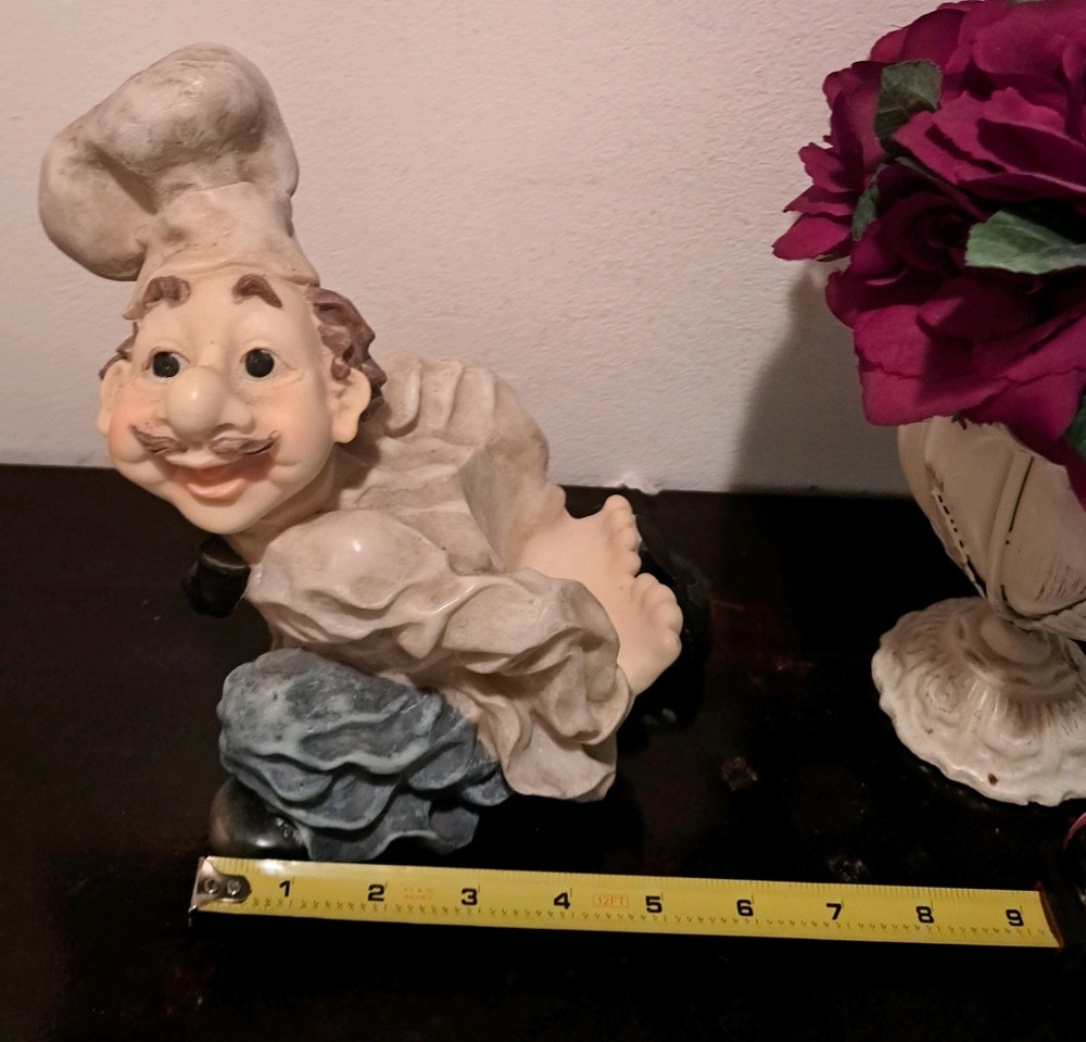 A Charming, Vintage Chef Wine Holder