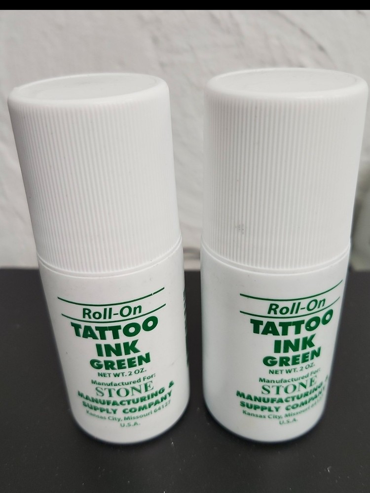 tattoo ink green ( pack of 2)