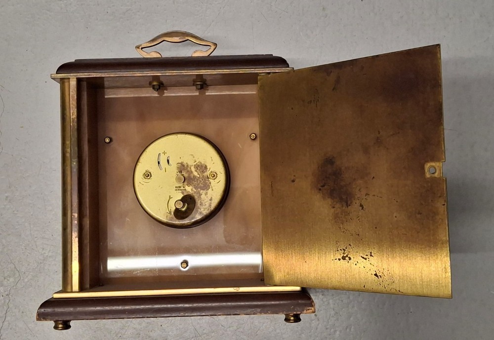 vintage metamec 8 day mantel clock