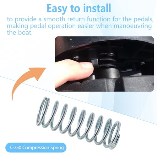 C-750 Compression Spring,OD 3/4" x Length 2" (3 Pack)