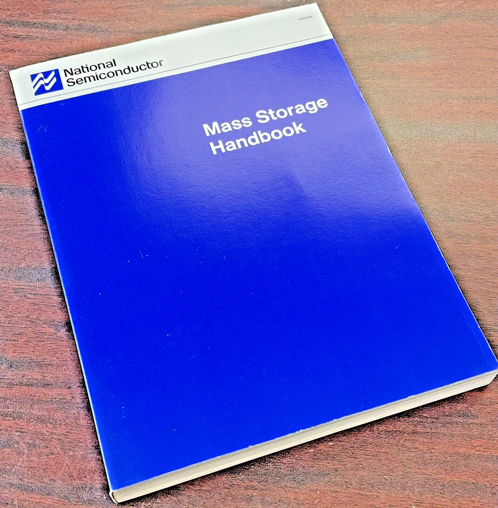 NATIONAL SEMICONDUCTOR 1989 Mass Storage Handbook, NICE