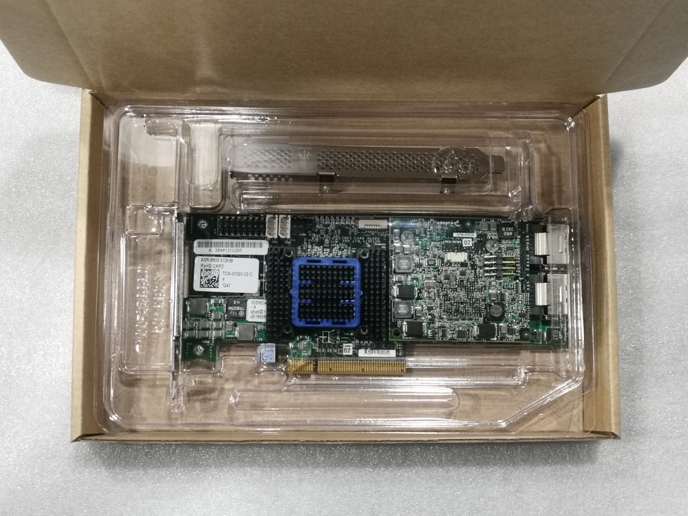 Adaptec ASR-6805 PCIe 2.0 X8 512MB Cache SAS RAID Controller Card 6805