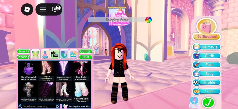 Royal high inventory + 30k diamonds