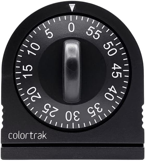Brand New 60 Minute Wind Up Timer, Black